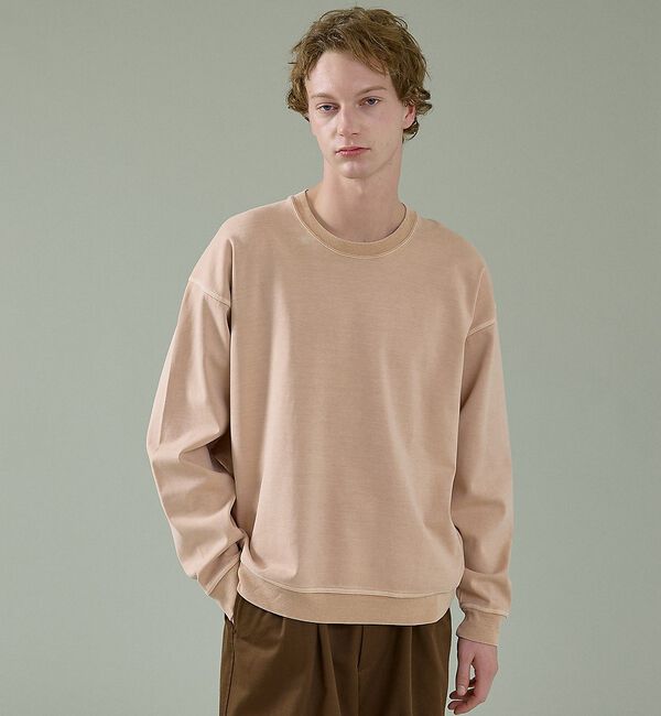 ABAHOUSE「フェード ポンチ クルーネック スウェット」|Tシャツ・カットソー|