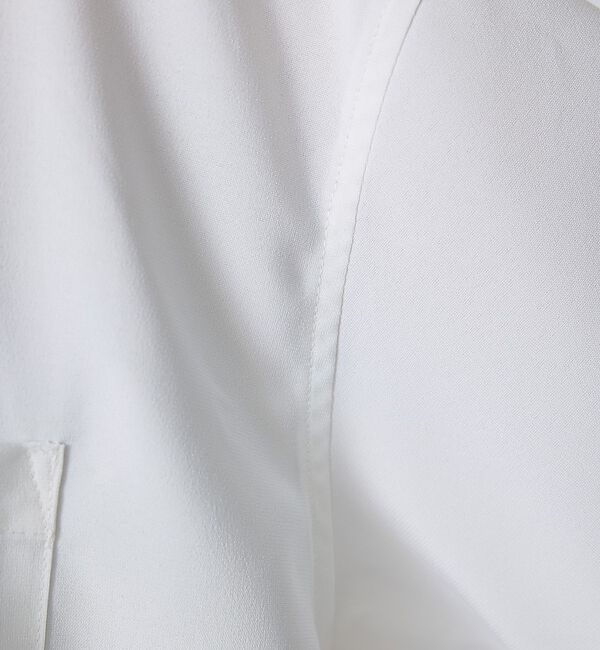 ABAHOUSE「【FORTUNA/フォルトゥナ】ECOTECOpenCollarShirts/エ」|シャツ・ブラウス|ホワイト