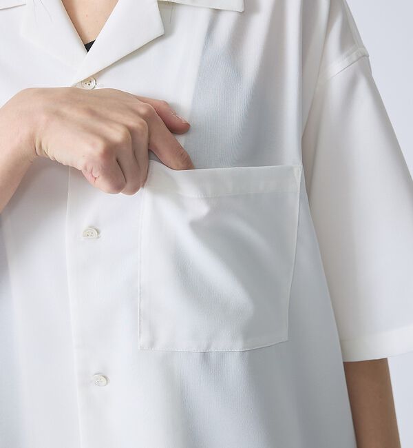 ABAHOUSE「【FORTUNA/フォルトゥナ】ECOTECOpenCollarShirts/エ」|シャツ・ブラウス|