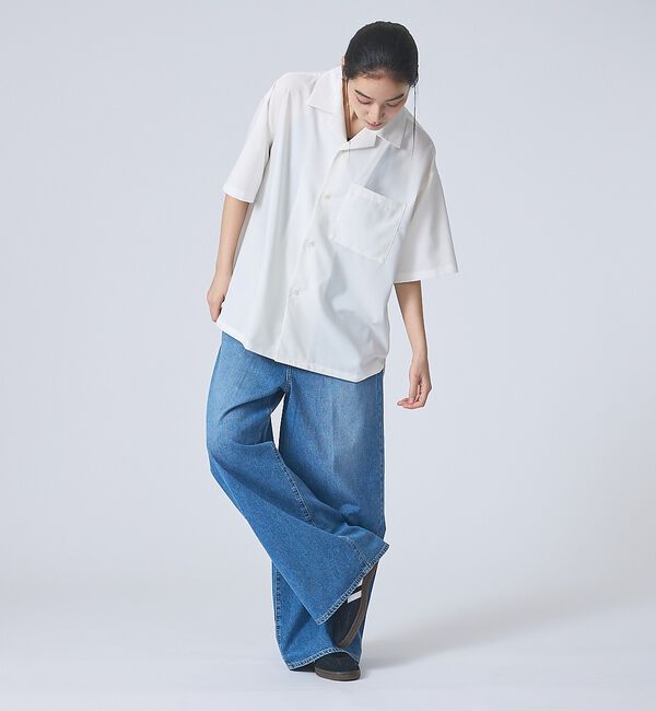 ABAHOUSE「【FORTUNA/フォルトゥナ】ECOTECOpenCollarShirts/エ」|シャツ・ブラウス|