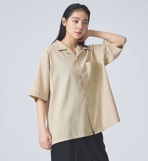 ABAHOUSE「【FORTUNA/フォルトゥナ】ECOTECOpenCollarShirts/エ」|シャツ・ブラウス|