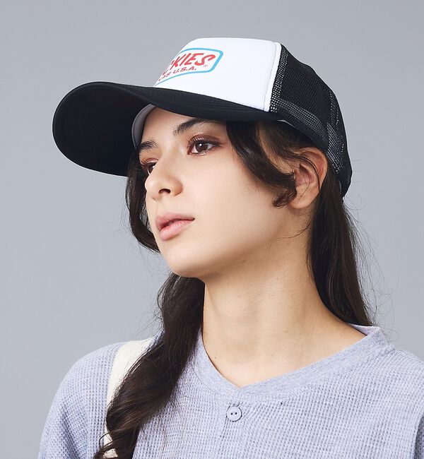 ABAHOUSE「【Dickies / ディッキーズ】PATCHMOTIF　MESH　CAP/パッ」|その他|ブラック