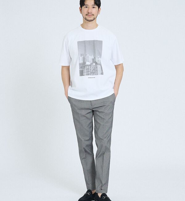 ABAHOUSE「【CITY PHOTO】 半袖Tシャツ」|Tシャツ・カットソー|