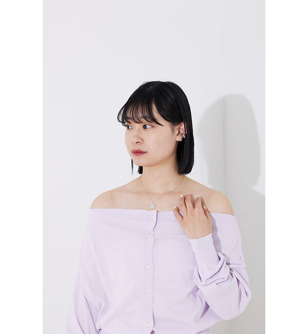 Rouge vif「オフショルダー2WAYカーディガン」|カーディガン|