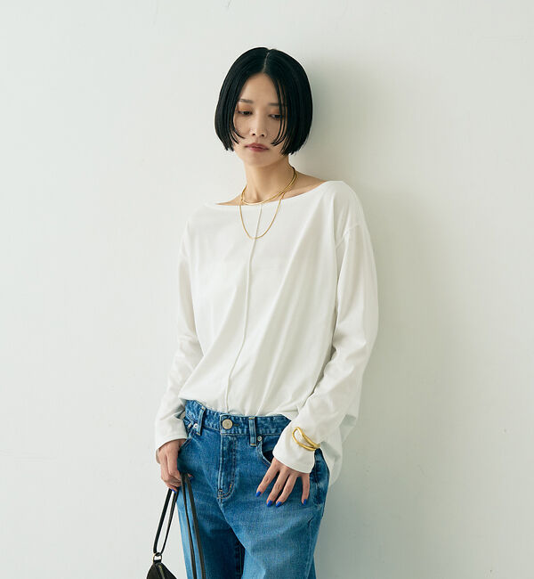 Rouge vif「綿ポリ天竺万能カットプルオーバー」|Tシャツ・カットソー|