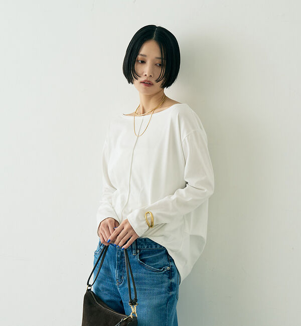 Rouge vif「綿ポリ天竺万能カットプルオーバー」|Tシャツ・カットソー|