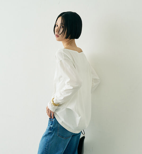 Rouge vif「綿ポリ天竺万能カットプルオーバー」|Tシャツ・カットソー|