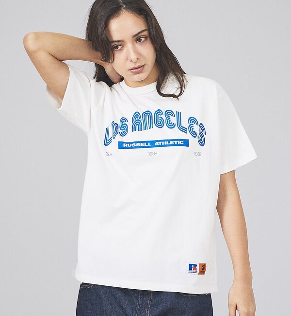 Rouge vif「【RUSSELL&times;JACKSON MATISSE】Campus Jersey L」|Tシャツ・カットソー|ホワイト
