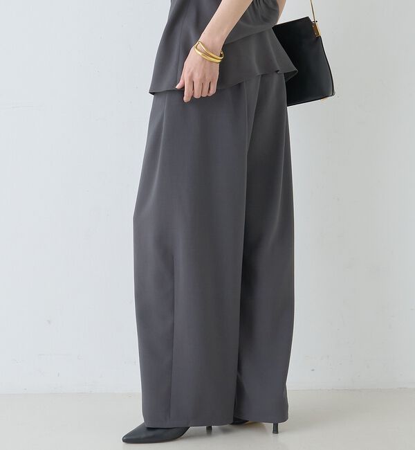 Rouge vif「【セットアップ対応】脇シームレスワイドカーブパンツ【予約】」|その他|