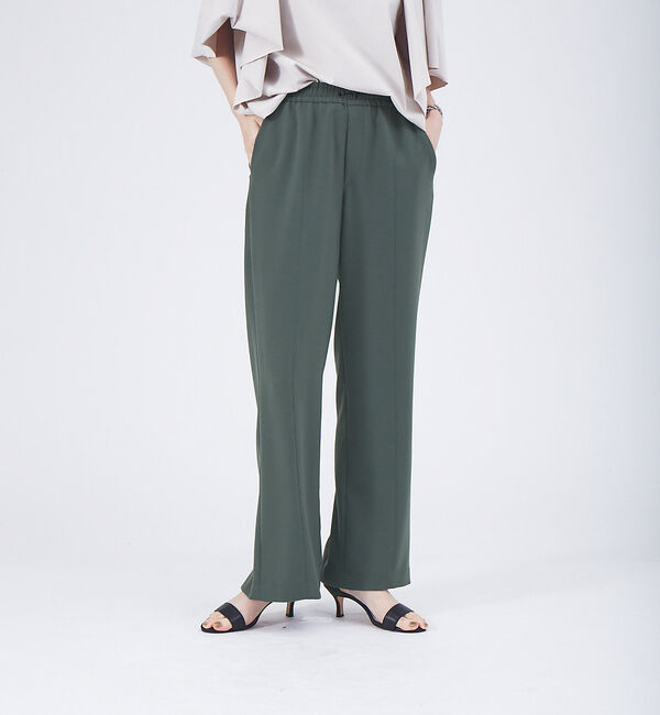qualite「バックスリットドロストパンツ」|その他|