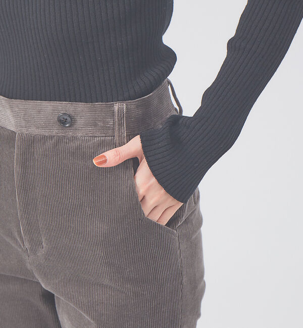 qualite「セミストレートコールパンツ」|その他|