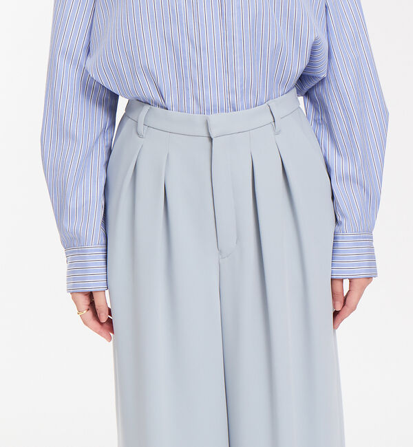 qualite「ストレッチサテンワイドパンツ」|その他|