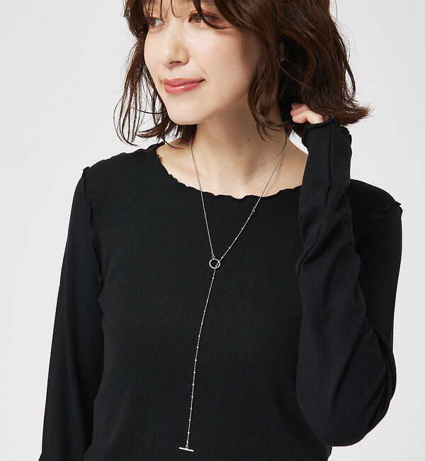 abahouse mavie「ミニボールチェーンコンビネックレス」|ネックレス|