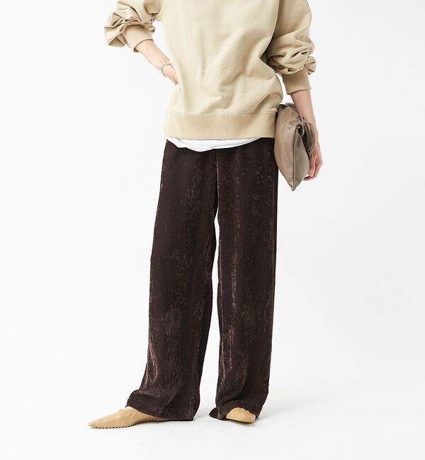 The Store by C' 「【COCUCA】ベルベットシームレスパンツ」|その他|チョコ