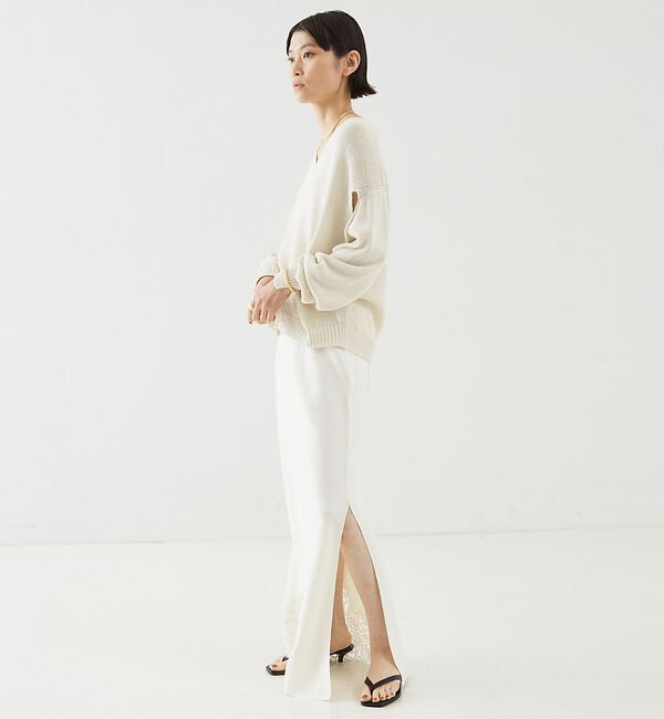 The Store by C' 「【COCUCA】リネンシルクプルオーバー」|ニット・セーター|