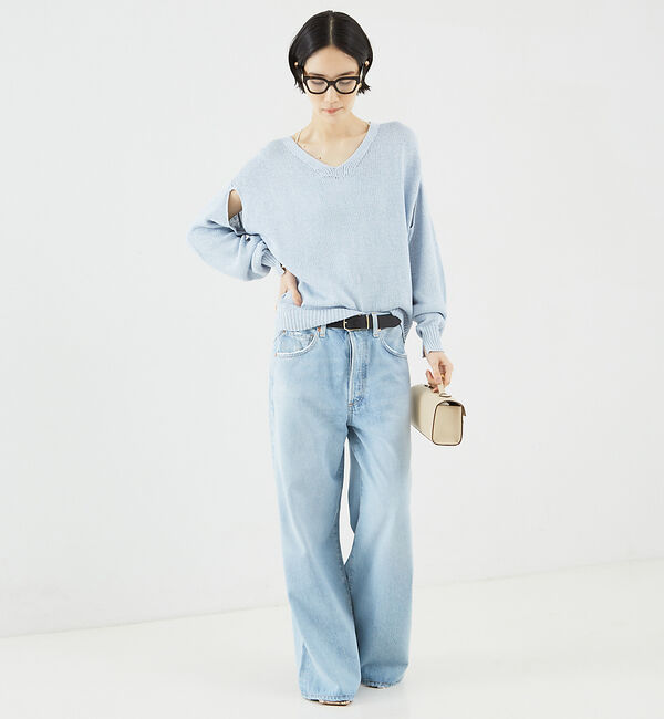 The Store by C' 「【COCUCA】リネンシルクプルオーバー」|ニット・セーター|