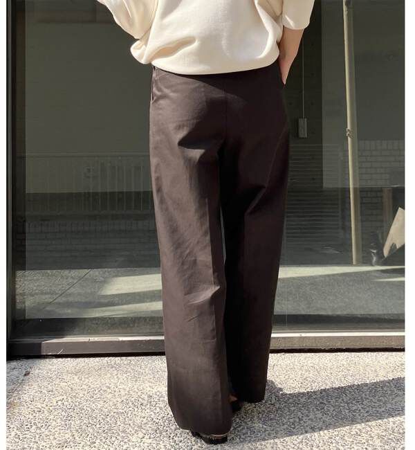 A_「【THE FLATS（ザ フラッツ）】フロントタックストレートパンツ」|その他|