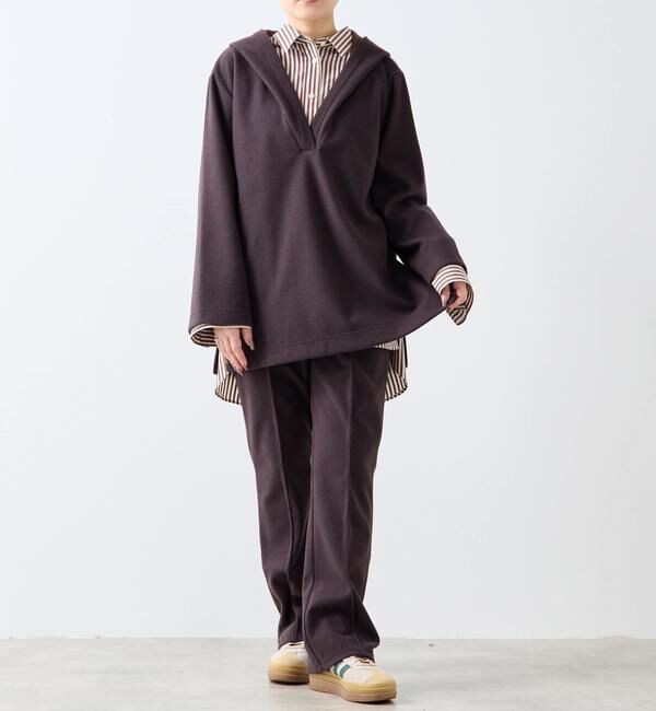 A_「【A_/エース】起毛ジャージフーディ」|Tシャツ・カットソー|