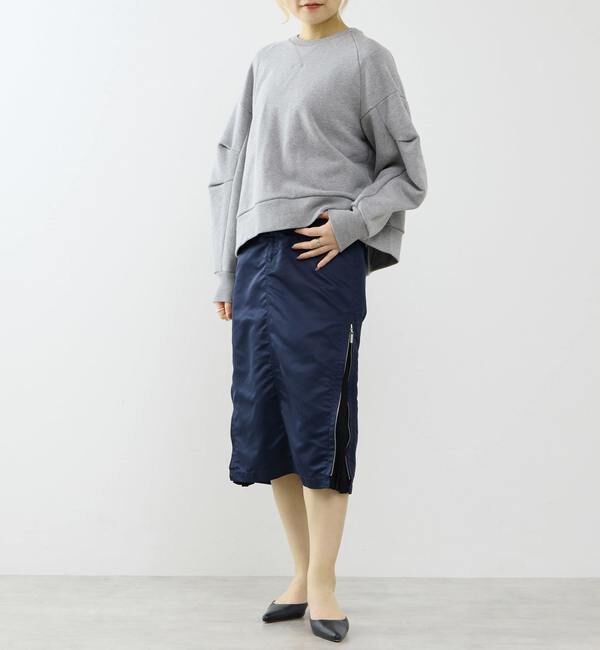 SOFFITTO「【A_/エース】タック裏毛プルオーバー」|スウェット・ジャージ|