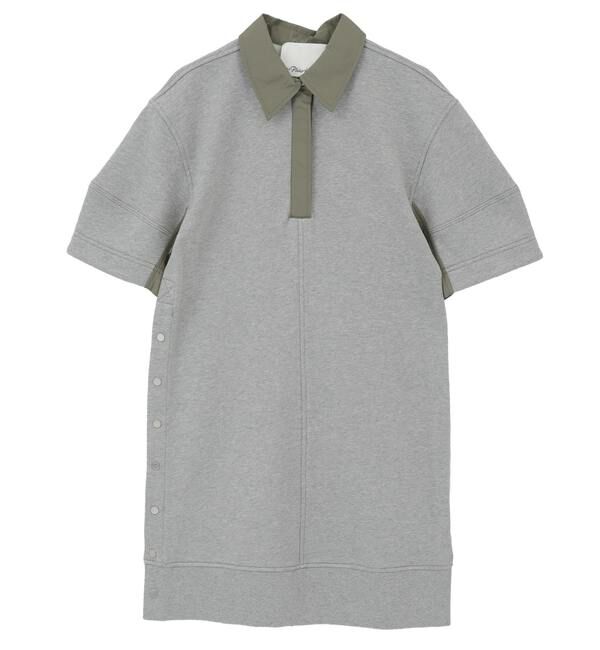 SOFFITTO「【3.1 Phillip Lim/スリーワンフィリップリム】Terry Polo Dress」|ワンピース|グレー