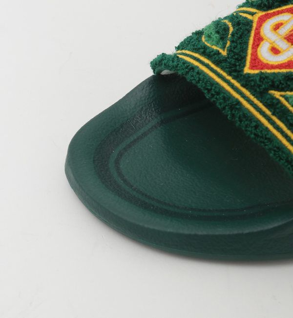 SOFFITTO「【Casablanca/カサブランカ】Embroidered Slider」|サンダル|