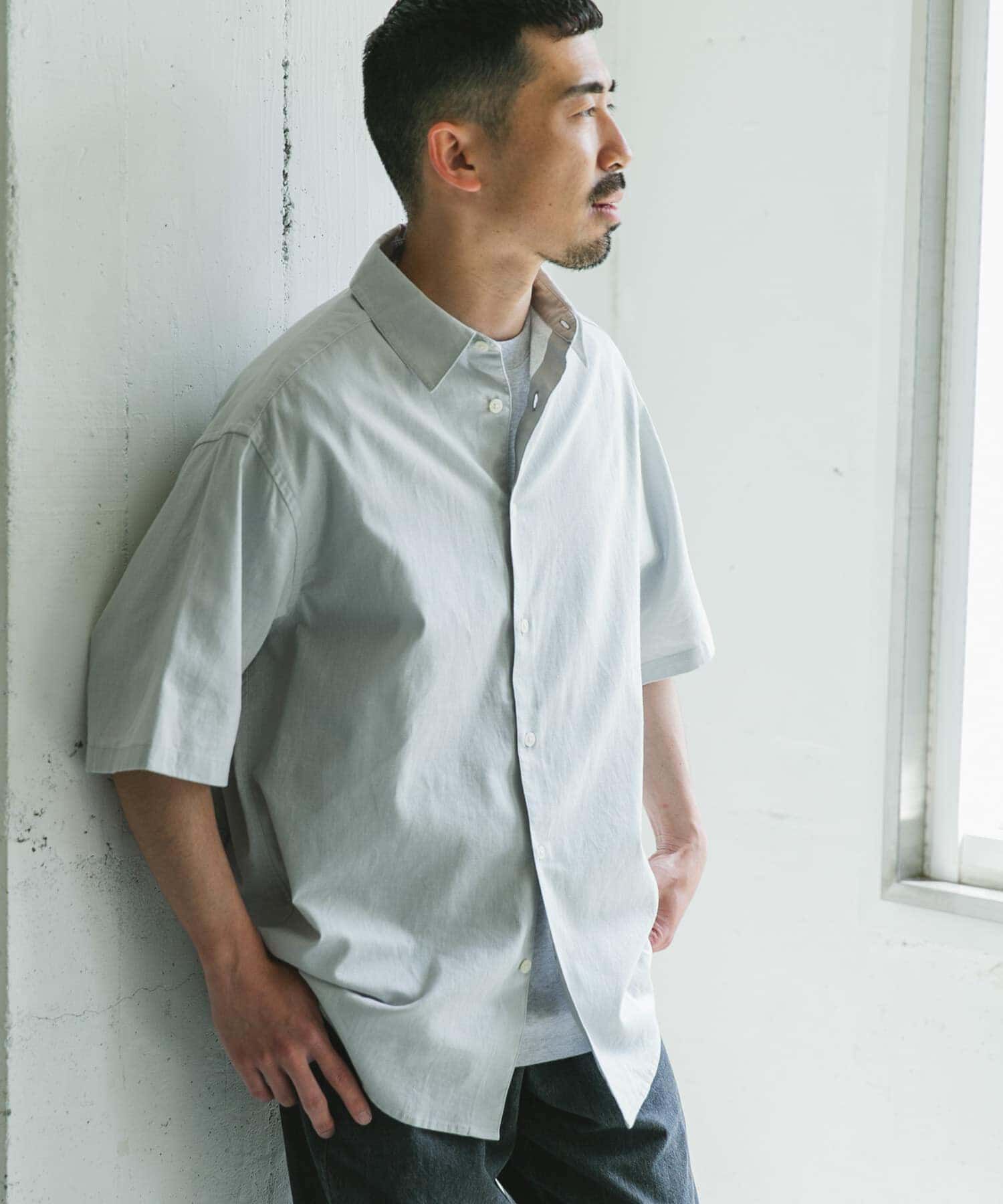 URBAN RESEARCH DOORS「ヘンプコットン レギュラーカラーシャツ」|シャツ・ブラウス|