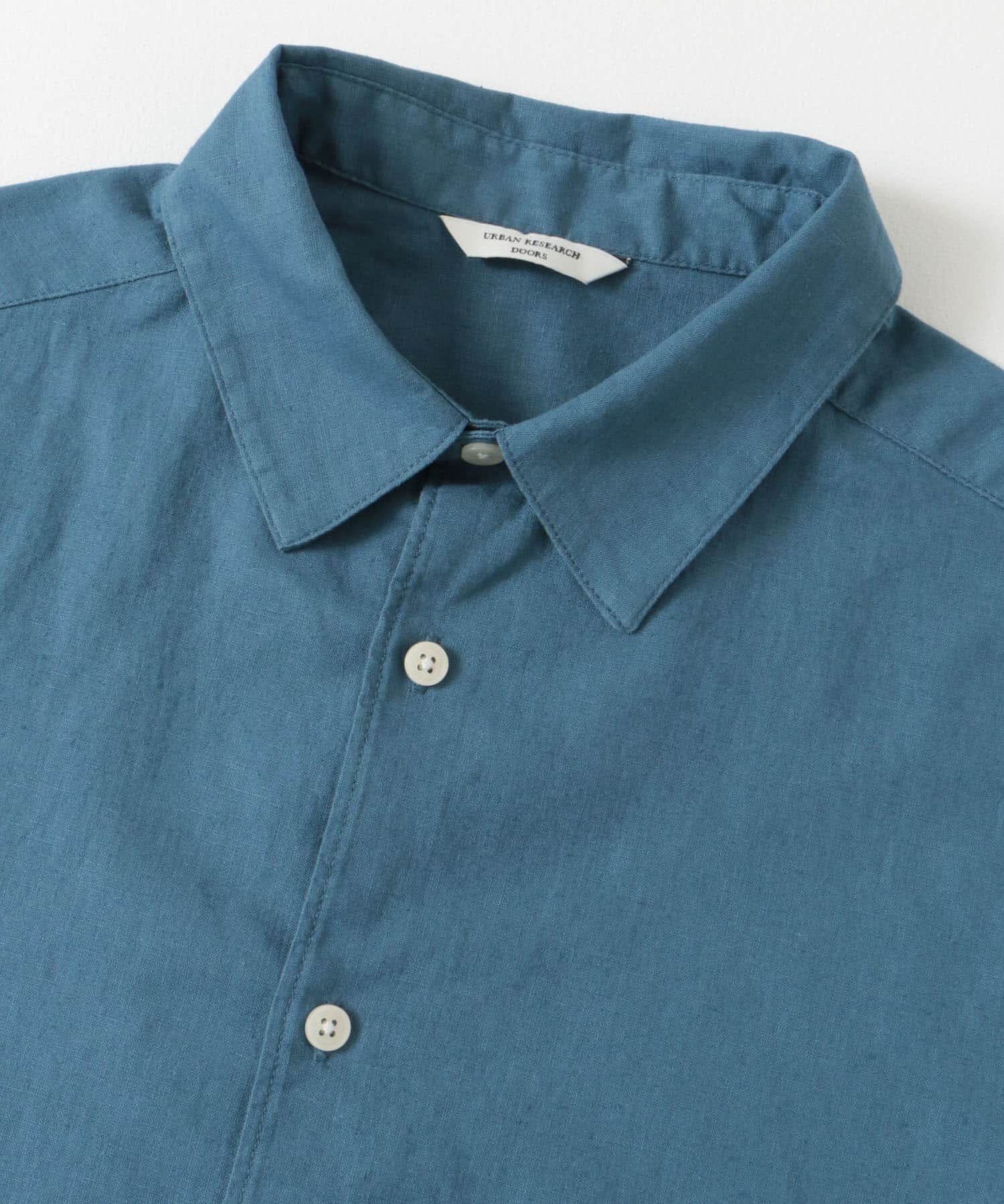 URBAN RESEARCH DOORS「ヘンプコットン レギュラーカラーシャツ」|シャツ・ブラウス|