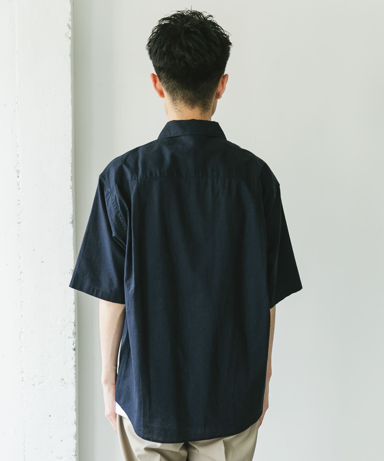 URBAN RESEARCH DOORS「ヘンプコットン レギュラーカラーシャツ」|シャツ・ブラウス|