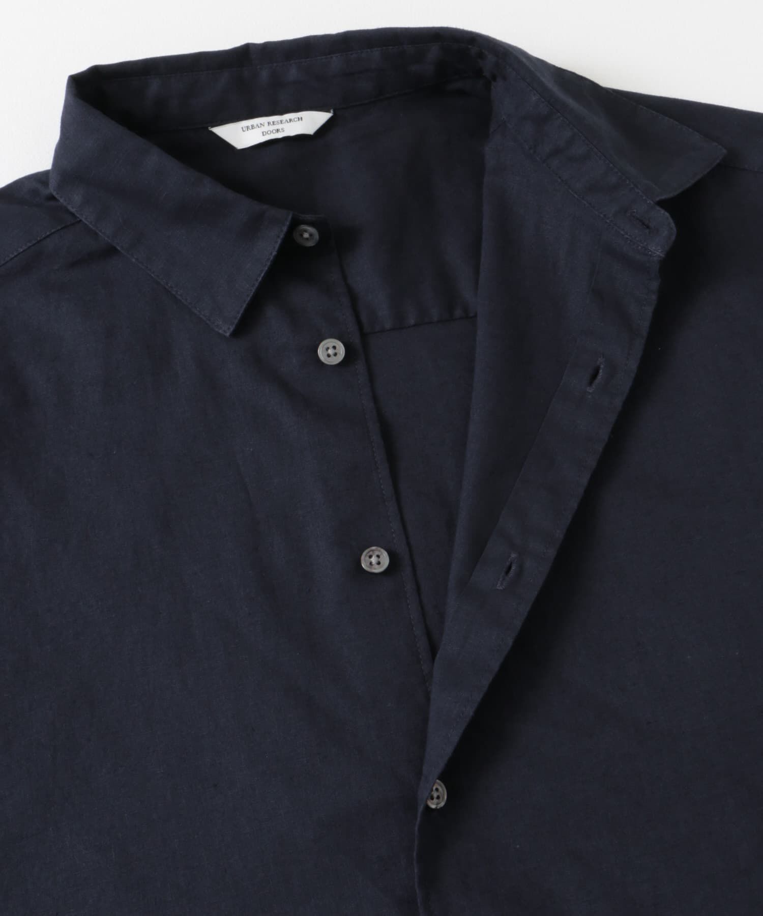URBAN RESEARCH DOORS「ヘンプコットン レギュラーカラーシャツ」|シャツ・ブラウス|