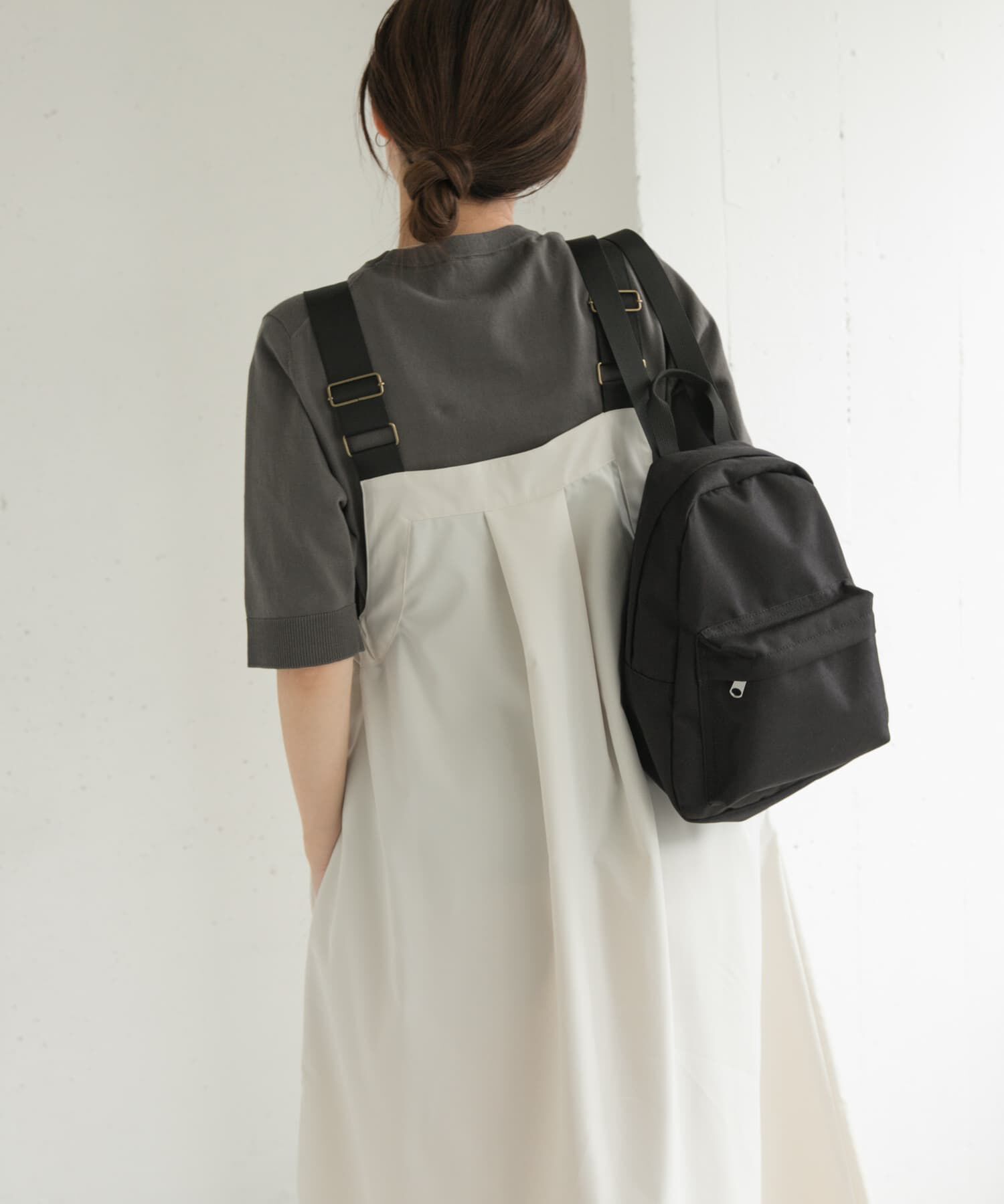 URBAN RESEARCH DOORS「『WEB/一部店舗限定カラー』『UR TECH POLIsh POLI』ワークジャンスカ」|ワンピース|