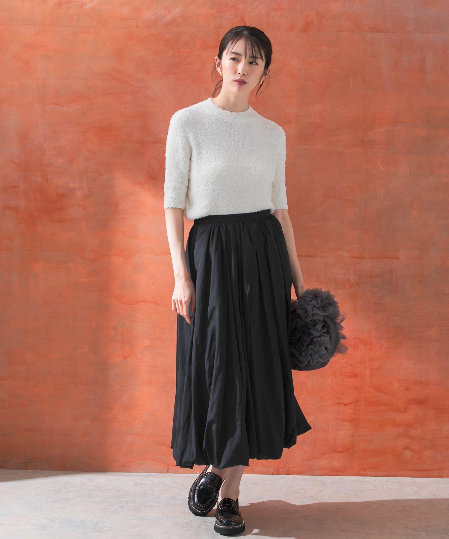 URBAN RESEARCH ROSSO「コットンシャギーハイネックプルオーバー」|ニット・セーター|