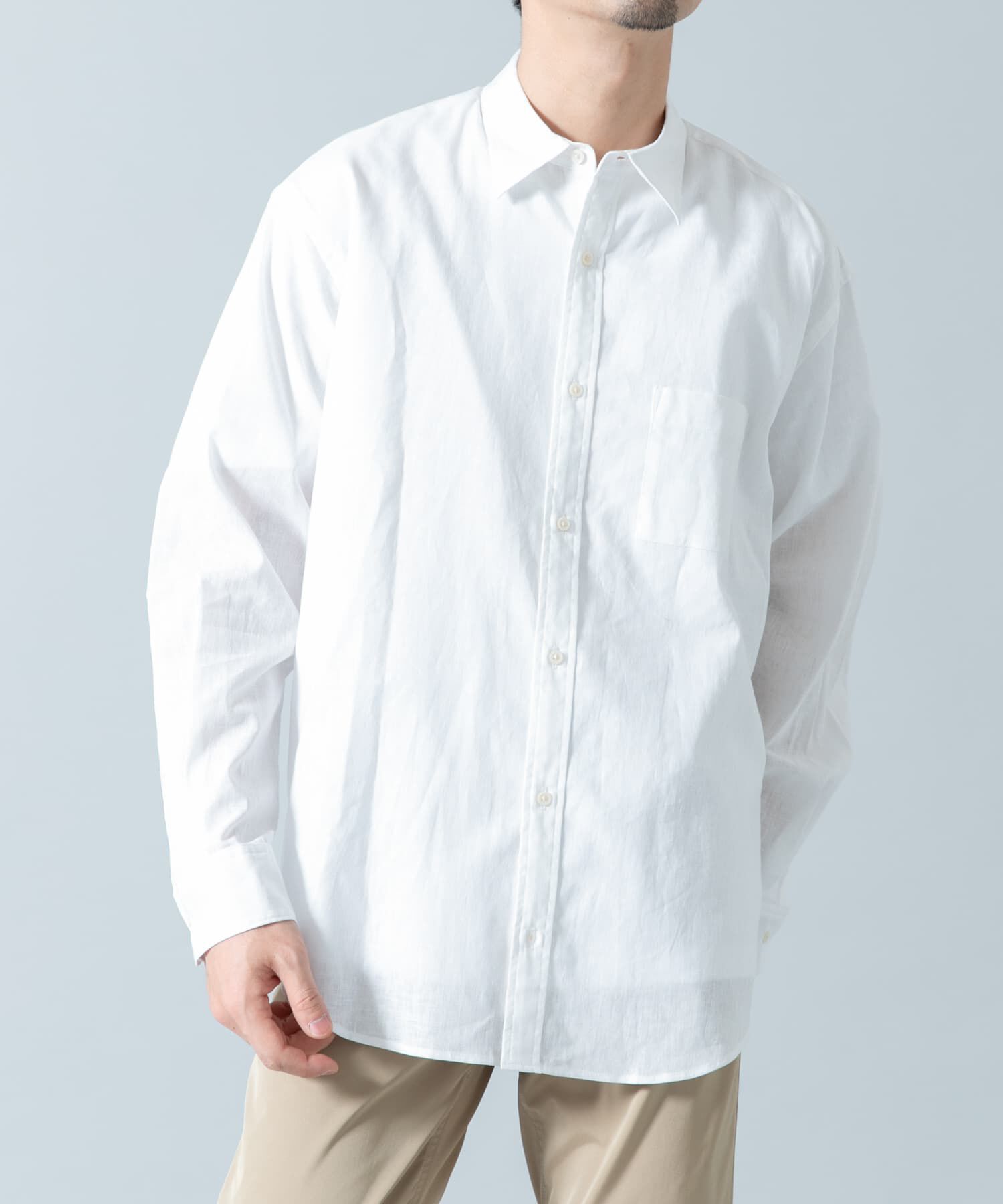 URBAN RESEARCH ROSSO「『WEB限定』『XLｻｲｽﾞあり』ﾘﾗｯｸｽｺｯﾄﾝﾘﾈﾝﾚｷﾞｭﾗｰｶ  」|シャツ・ブラウス|