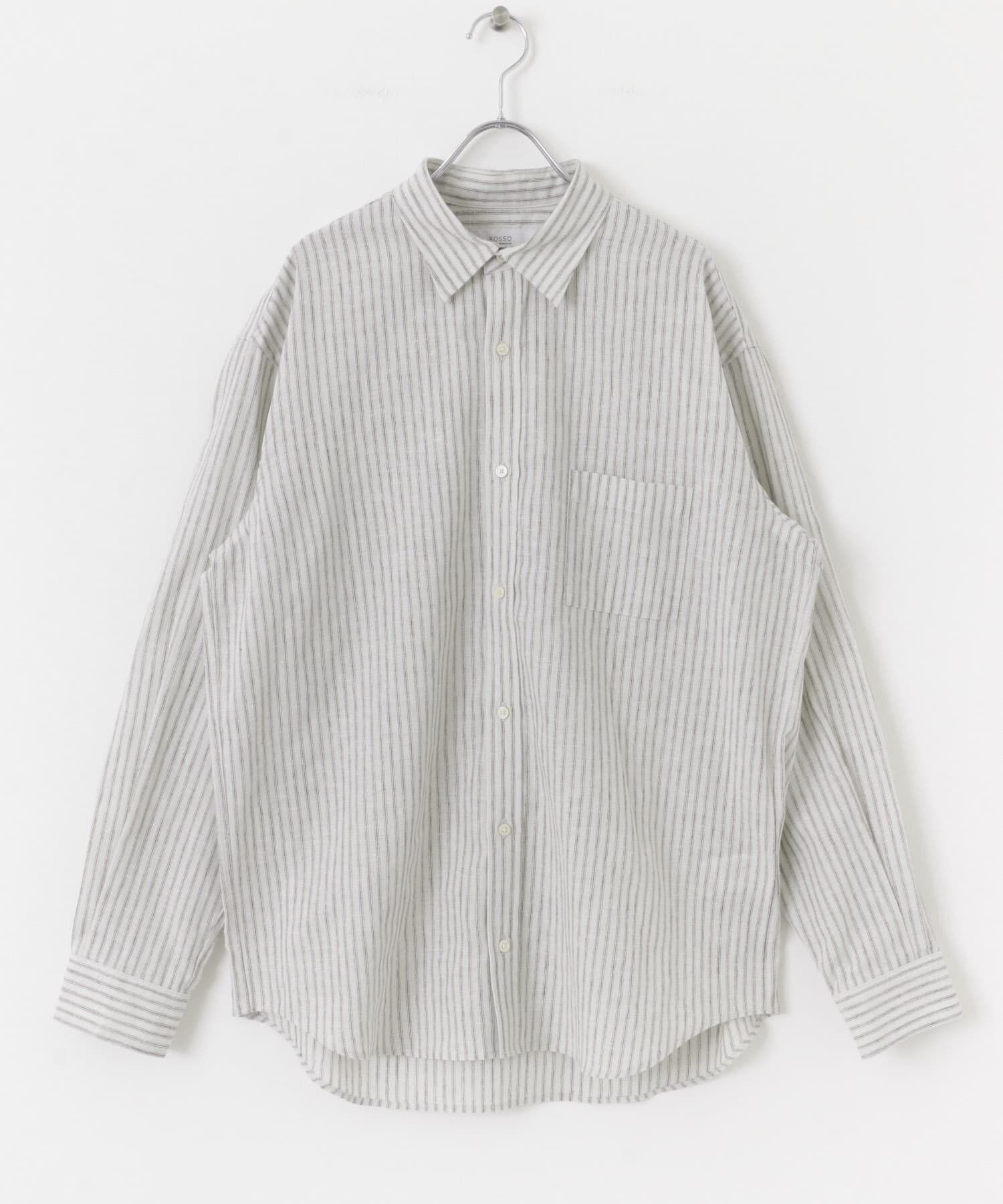 URBAN RESEARCH ROSSO「『WEB限定』『XLｻｲｽﾞあり』ﾘﾗｯｸｽｺｯﾄﾝﾘﾈﾝﾚｷﾞｭﾗｰｶ  」|シャツ・ブラウス|