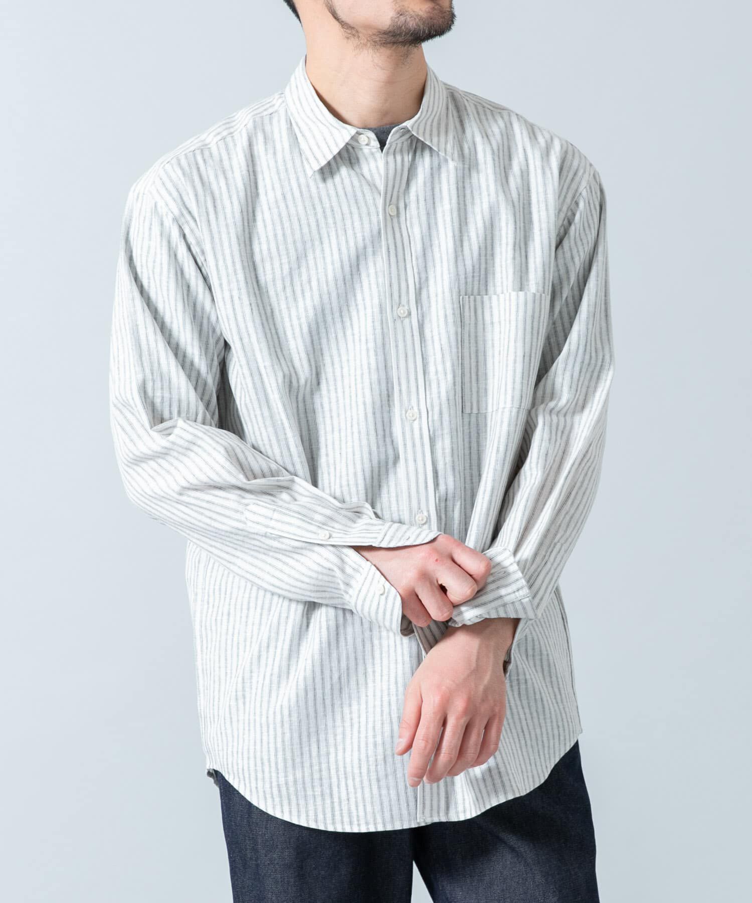 URBAN RESEARCH ROSSO「『WEB限定』『XLｻｲｽﾞあり』ﾘﾗｯｸｽｺｯﾄﾝﾘﾈﾝﾚｷﾞｭﾗｰｶ  」|シャツ・ブラウス|