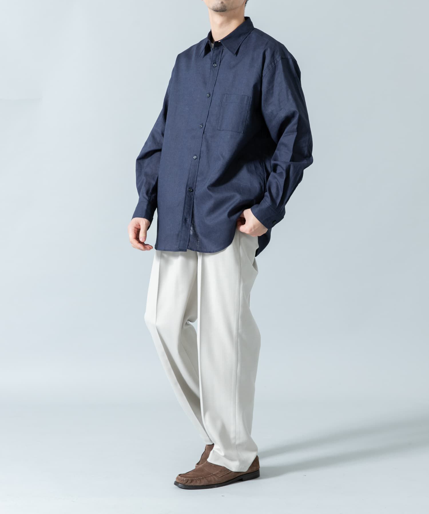 URBAN RESEARCH ROSSO「『WEB限定』『XLｻｲｽﾞあり』ﾘﾗｯｸｽｺｯﾄﾝﾘﾈﾝﾚｷﾞｭﾗｰｶ  」|シャツ・ブラウス|