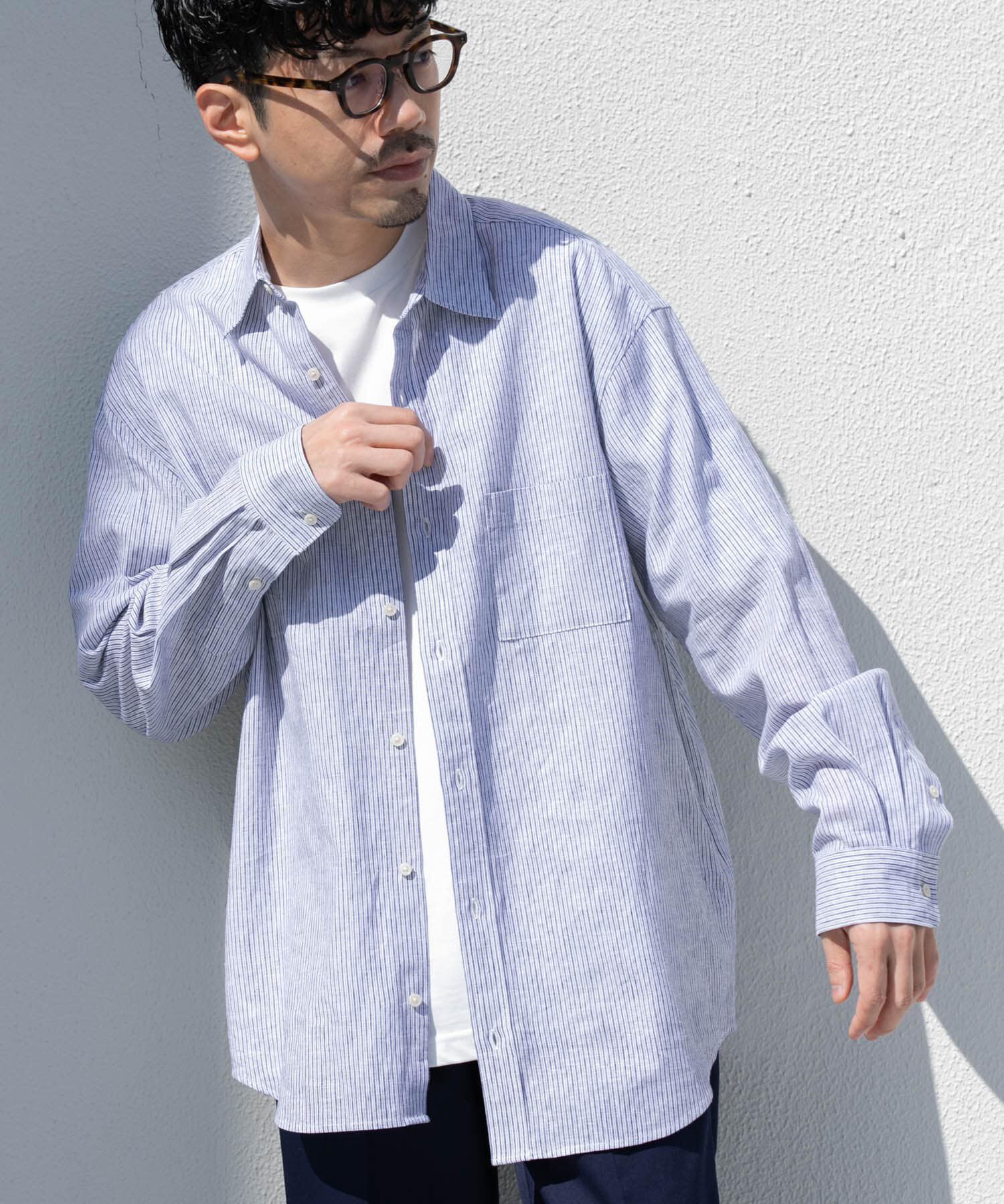 URBAN RESEARCH ROSSO「『WEB限定』『XLｻｲｽﾞあり』ﾘﾗｯｸｽｺｯﾄﾝﾘﾈﾝﾚｷﾞｭﾗｰｶ  」|シャツ・ブラウス|