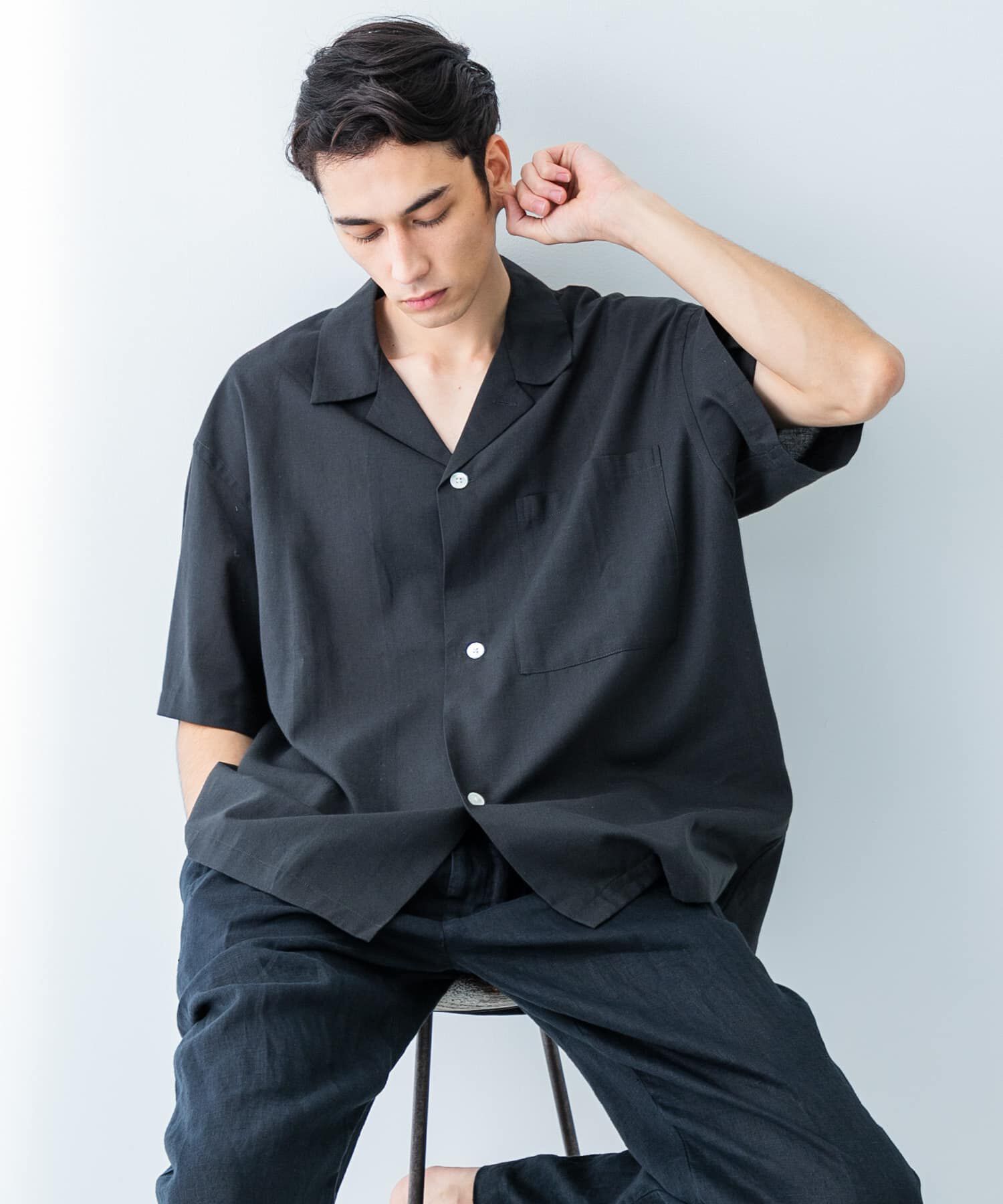 URBAN RESEARCH「『UR TECH DRYLUXE』高機能リネンシャツジャケット」|シャツ・ブラウス|