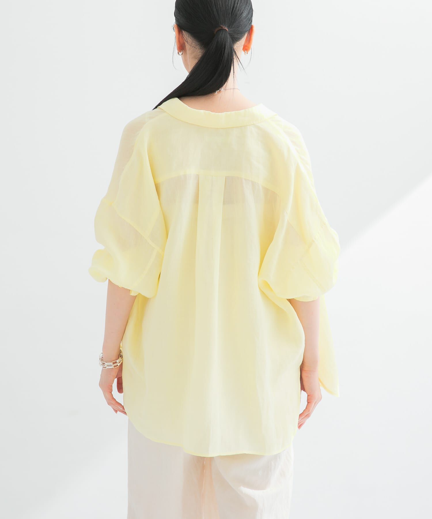 URBAN RESEARCH「ガーメントダイラミーオーバーシャツ」|シャツ・ブラウス|