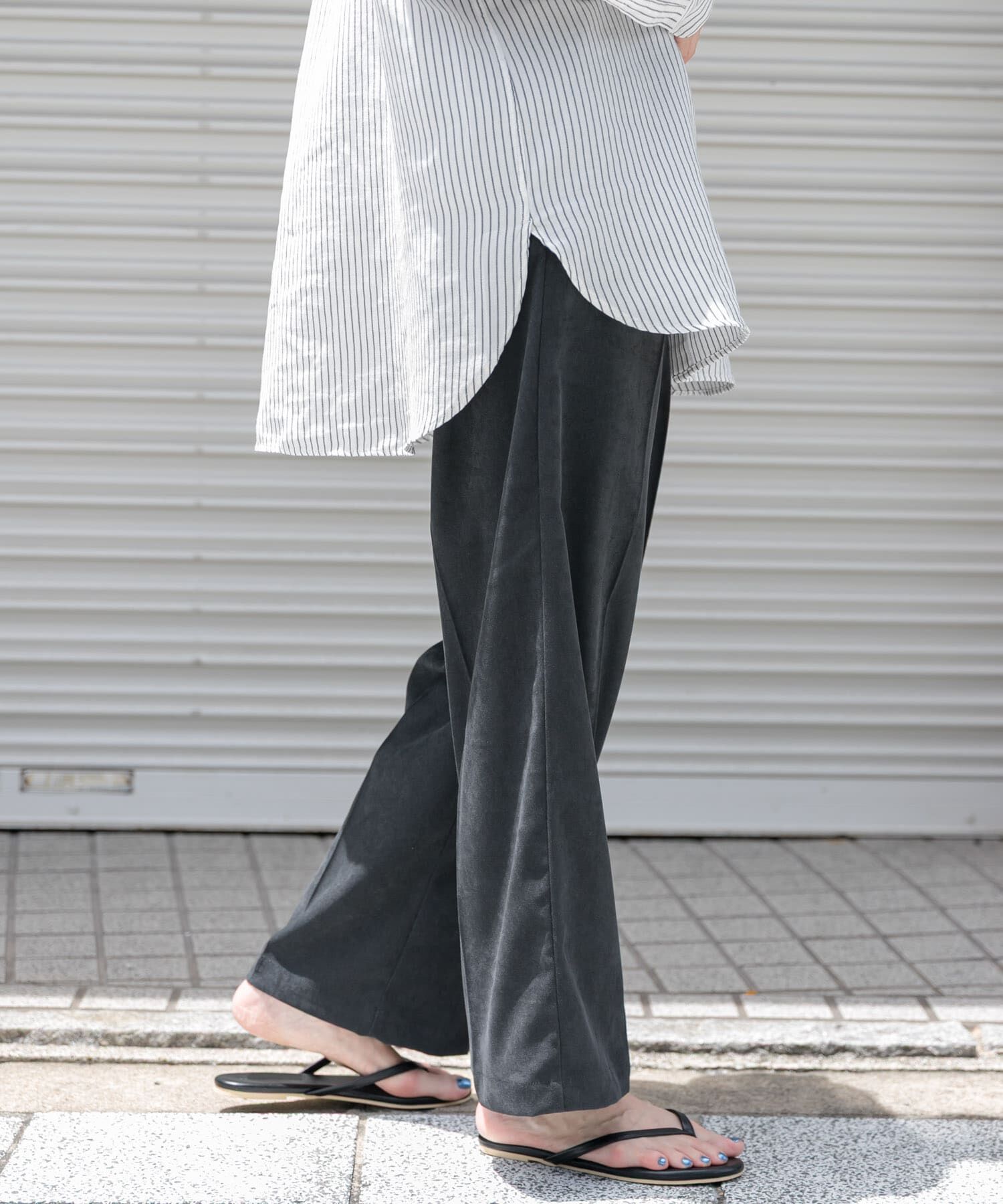 URBAN RESEARCH DOORS「FORK&SPOON　スエードライクパンツ」|その他|