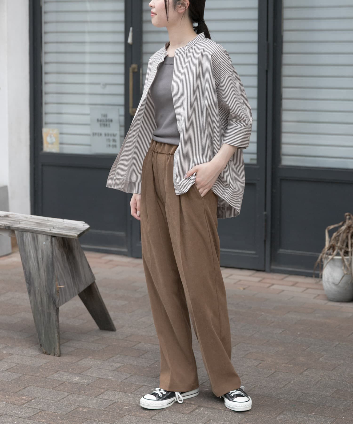 URBAN RESEARCH DOORS「FORK&SPOON　スエードライクパンツ」|その他|