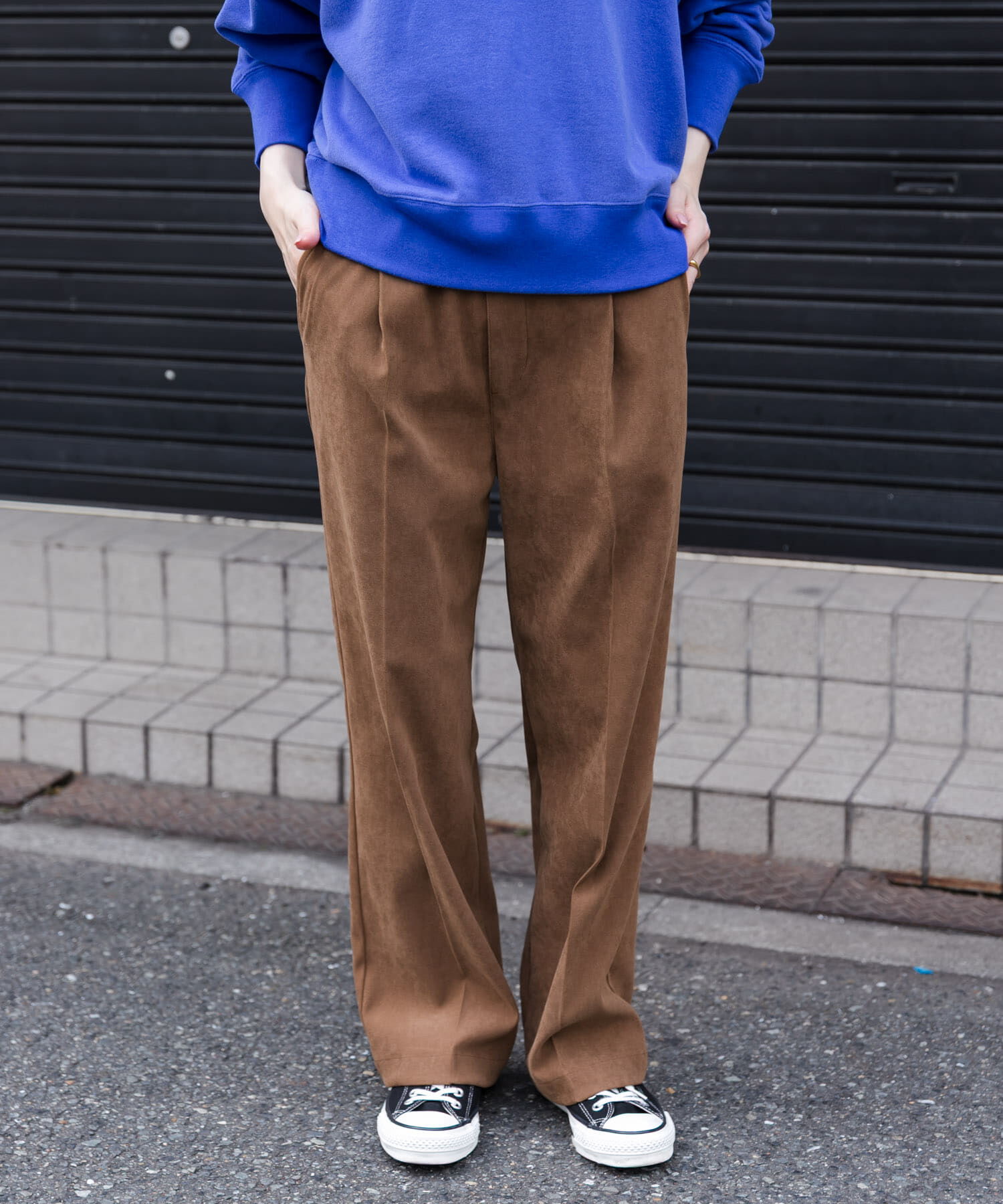 URBAN RESEARCH DOORS「FORK&SPOON　スエードライクパンツ」|その他|