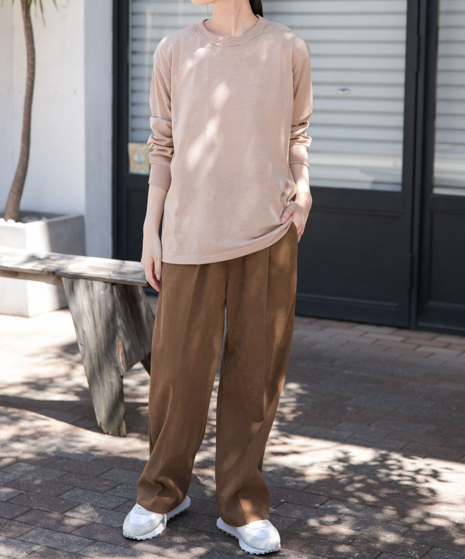 URBAN RESEARCH DOORS「FORK&SPOON　スエードライクパンツ」|その他|