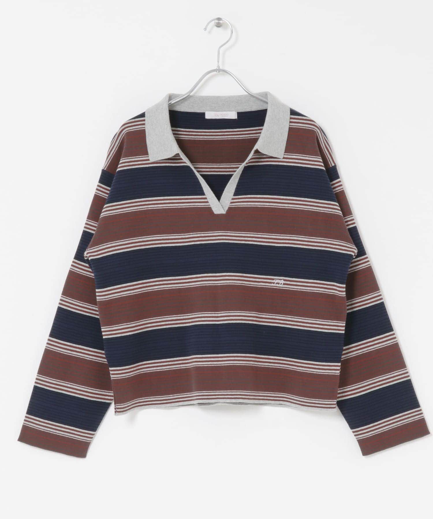 URBAN RESEARCH ROSSO「F by ROSSO　ラガーニットプルオーバー」|ニット・セーター|