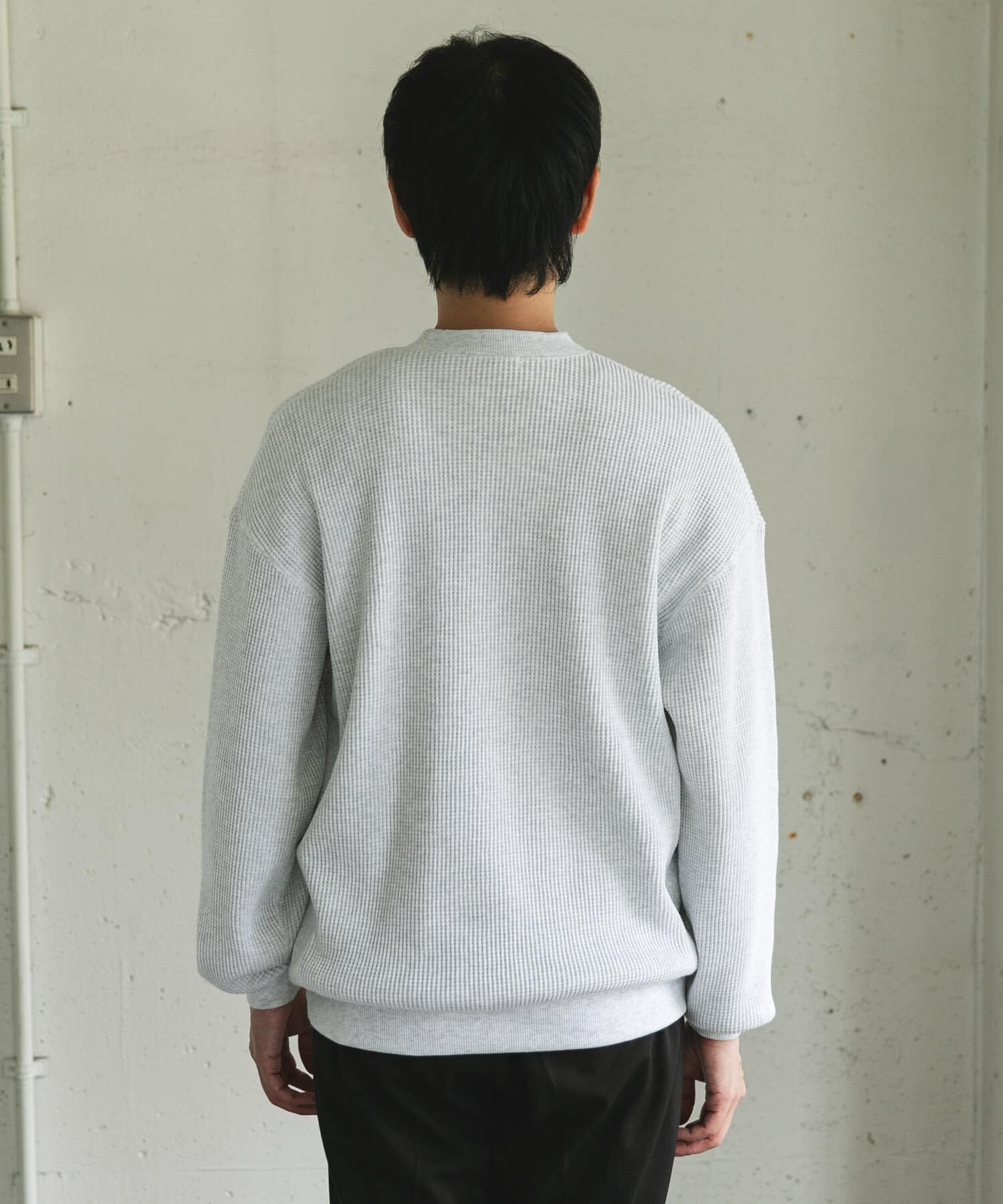 URBAN RESEARCH DOORS「『UR TECH』ワッフルロングスリーブTシャツ」|Tシャツ・カットソー|