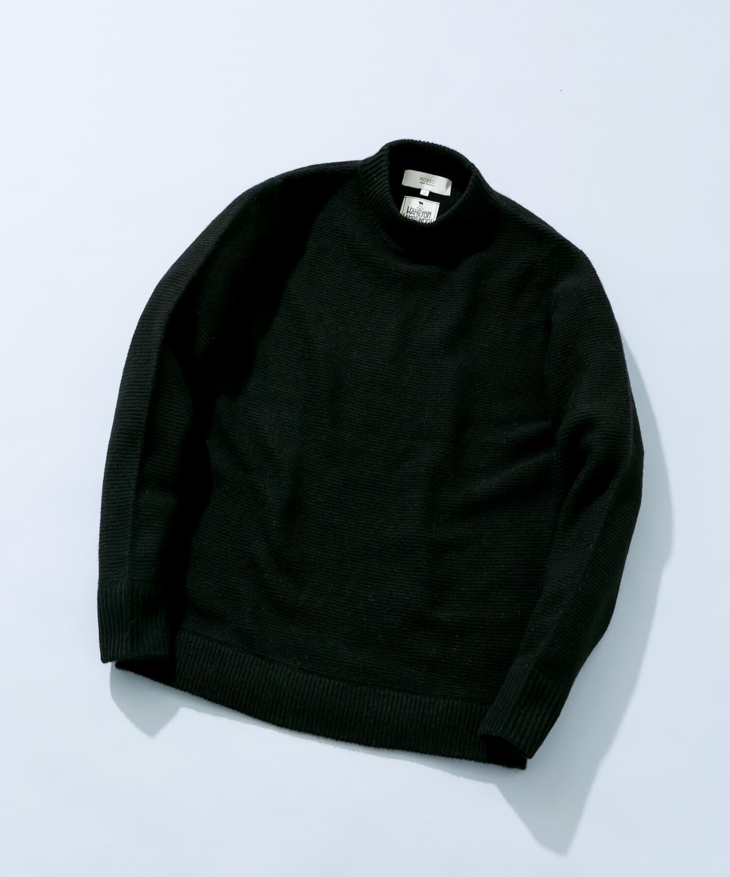 URBAN RESEARCH ROSSO「『XLｻｲｽﾞあり』ﾊﾐﾙﾄﾝｳｰﾙｶﾞｰﾀｰ編みﾓｯｸﾈｯｸﾌﾟﾙ  」|ニット・セーター|