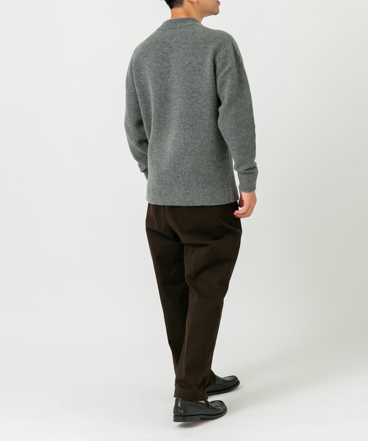 URBAN RESEARCH ROSSO「『XLｻｲｽﾞあり』ﾊﾐﾙﾄﾝｳｰﾙｶﾞｰﾀｰ編みﾓｯｸﾈｯｸﾌﾟﾙ  」|ニット・セーター|