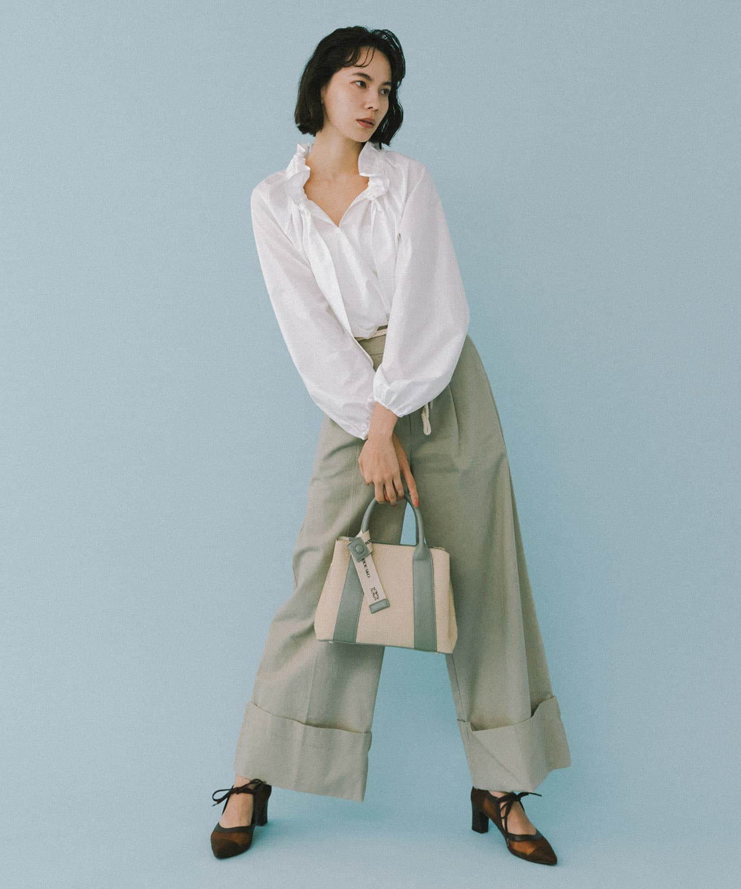 RODE SKO「ロゴリボン付2WAYハンドバッグ」|ハンドバッグ|