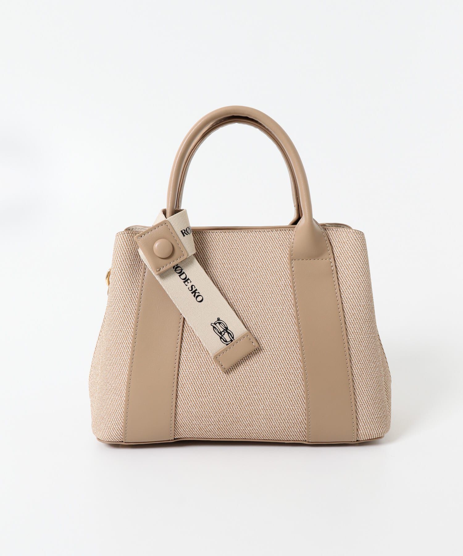 RODE SKO「ロゴリボン付2WAYハンドバッグ」|ハンドバッグ|