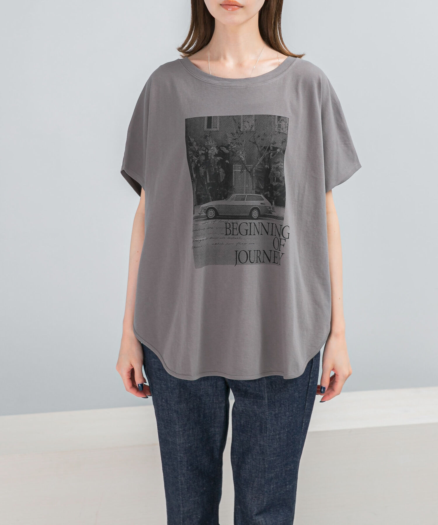 URBAN RESEARCH ROSSO「CHIGNON　photo　ドルマンカットソー」|Tシャツ・カットソー|