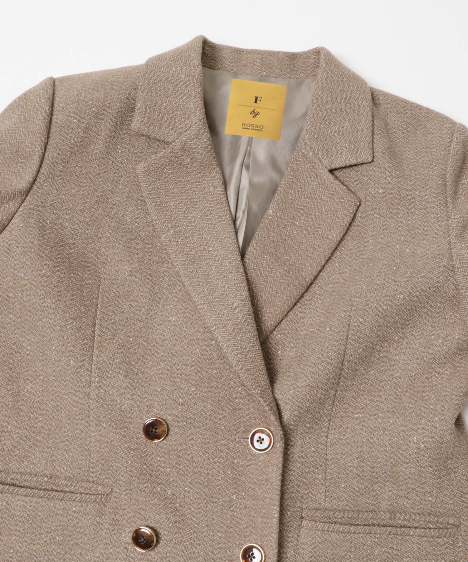 URBAN RESEARCH ROSSO「F by ROSSO　ヘリンボンネップツイードジャケット」|その他|